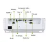 Proyector de tiro corto Acer S1387n, WXGA 1280x800, 4000 ANSI, 20.000:1, HDMI/VGA/RJ45, altavoz de 16W, 3,1 kg