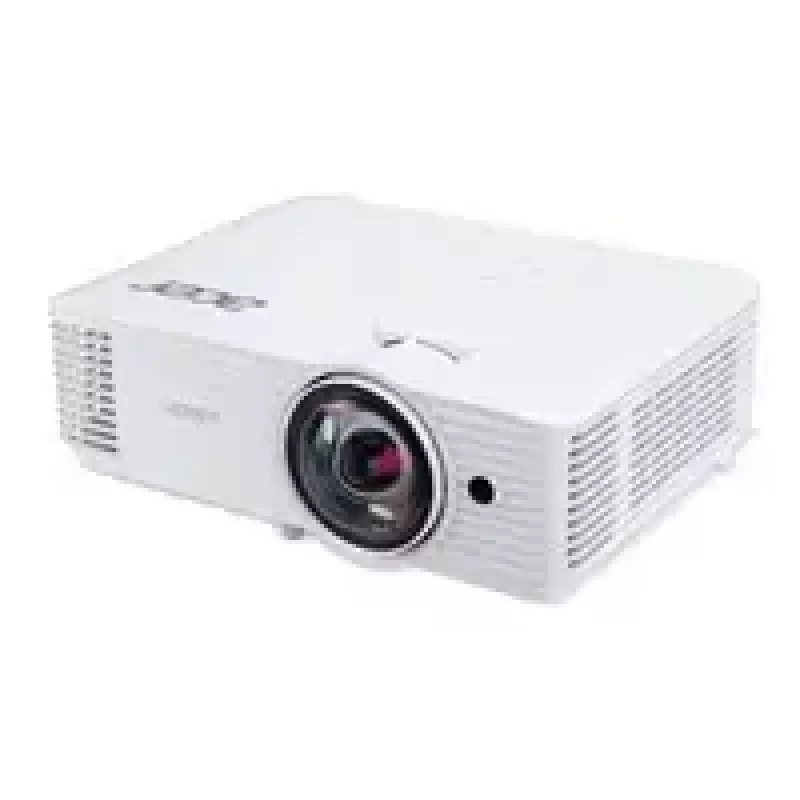 Proyector de tiro corto Acer S1387n, WXGA 1280x800, 4000 ANSI, 20.000:1, HDMI/VGA/RJ45, altavoz de 16W, 3,1 kg