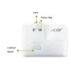 Proyector de tiro corto Acer S1387n, WXGA 1280x800, 4000 ANSI, 20.000:1, HDMI/VGA/RJ45, altavoz de 16W, 3,1 kg