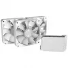 Ventilador de carcasa APNX 120 mm pack de 3 — APNX FP1-120 blanco, tres ventiladores de 120 mm
