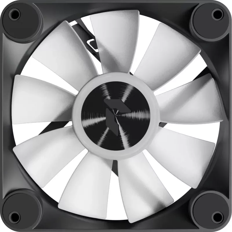 Ventilador de carcasa APNX FP1-R 120 mm, negro, flujo de aire invertido, pack de 3