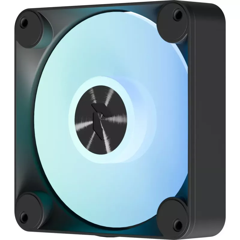 Ventilador de carcasa APNX FP1-R 120 mm, negro, flujo de aire invertido, pack de 3