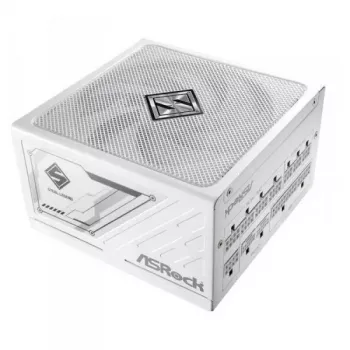 ASRock Steel Legend SL-1200GW 1200W ATX 3.1 fuente de alimentación, 80+ Gold, blanco