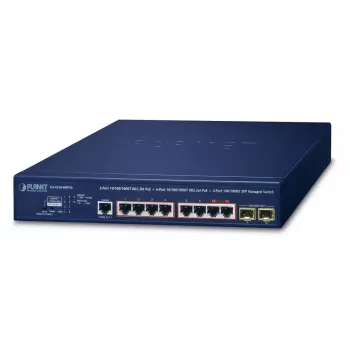 Switch gestionado PLANET GS-4210-8HP2S