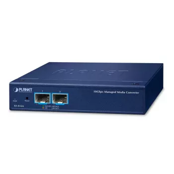 Conversor de medios industrial Planet XT-915A 2 puertos 10G/1GBASE-X SFP+