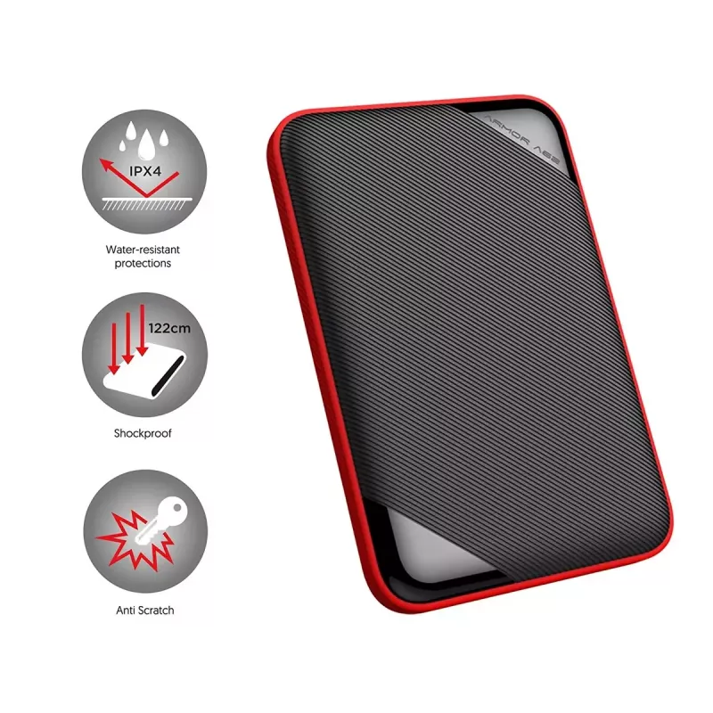 Disco duro externo Silicon Power 5 TB USB 3.2 Armor A62