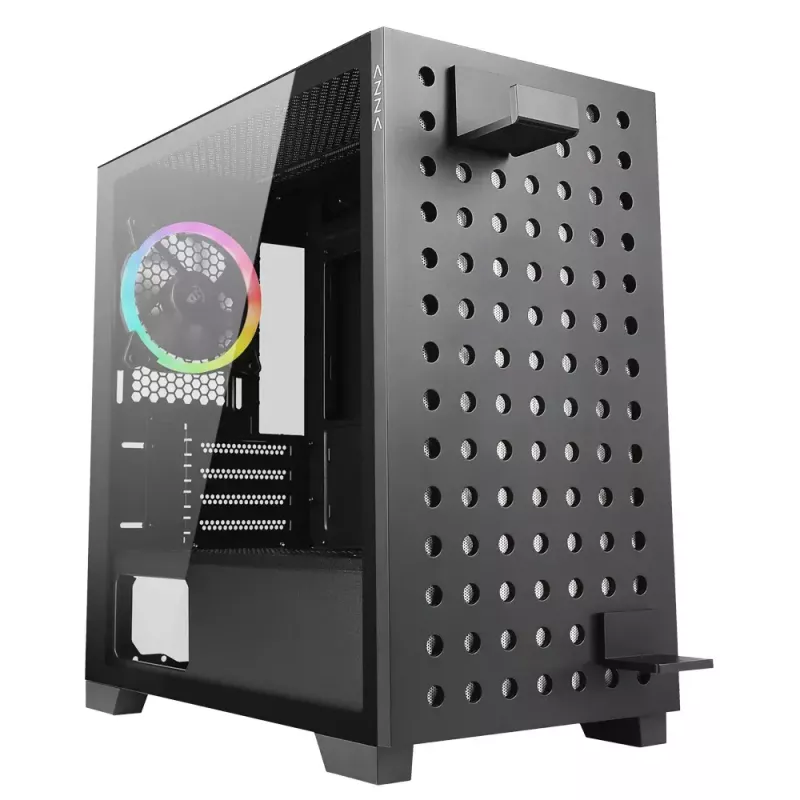 Caja de PC Azza Elise torre negra, torre, negra