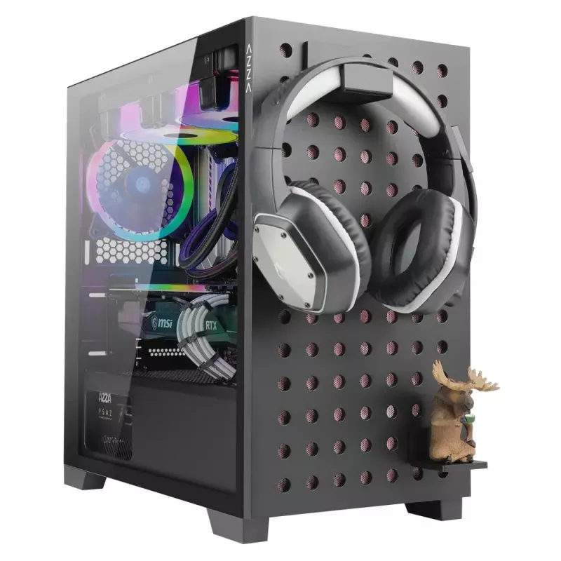 Caja de PC Azza Elise torre negra, torre, negra