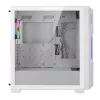 Caja de PC Azza Guardian Glass semitorre blanca
