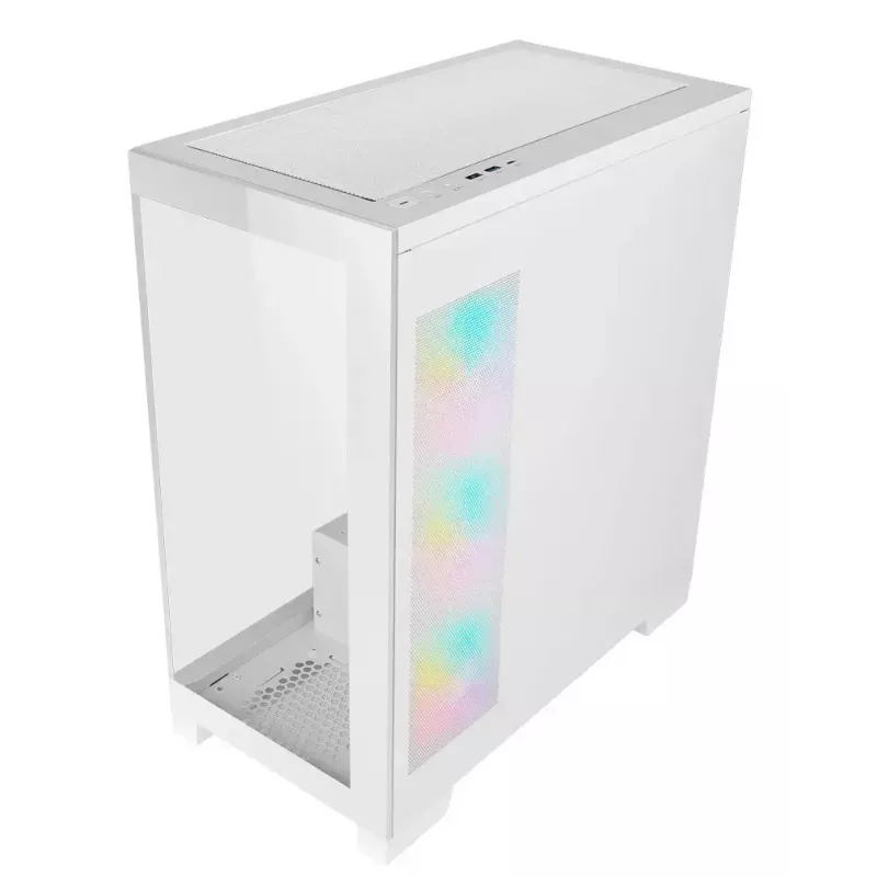 AZZA Cove 570W caja Midi Tower CSAZ-570W, USB Type-C, 4x ventiladores ARGB, blanco