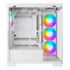 AZZA Cove 570W caja Midi Tower CSAZ-570W, USB Type-C, 4x ventiladores ARGB, blanco