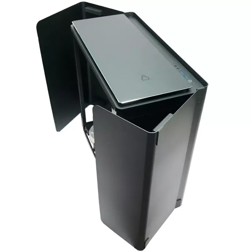 Caja de PC Azza Cast semitorre negra