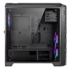 Caja de PC AZZA STORM ARGB torre completa – negra, compatible con ATX/Micro-ATX/EATX, ventiladores ARGB preinstalados