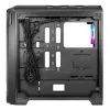 Caja de PC AZZA STORM ARGB torre completa – negra, compatible con ATX/Micro-ATX/EATX, ventiladores ARGB preinstalados