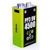 Batería de 9V recargable VERICO LoopEnergy PP3 4500 — Li-Ion, 2 uds., 500 mAh, carga USB-C