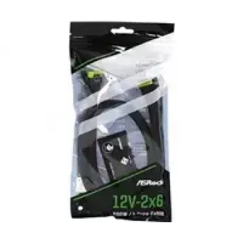 Cable de alimentación para GPU ASRock CB-12V2X6L600W 12+4 pines, 700 mm de longitud