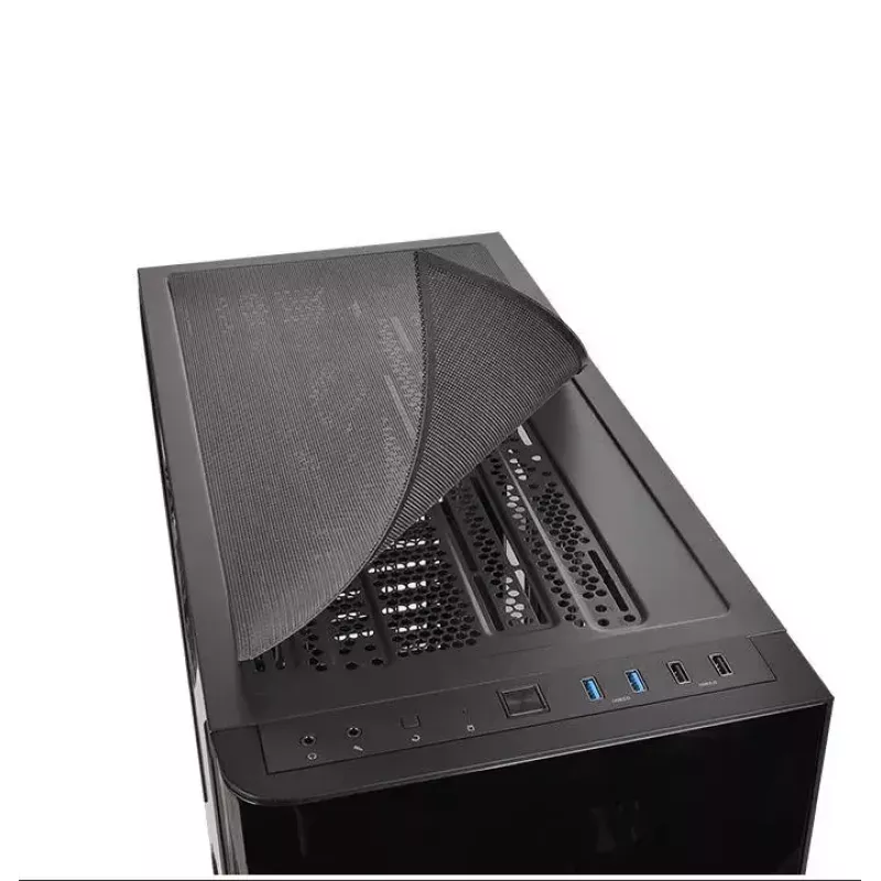 Caja de PC Thermaltake View 31 TG torre Midi negra