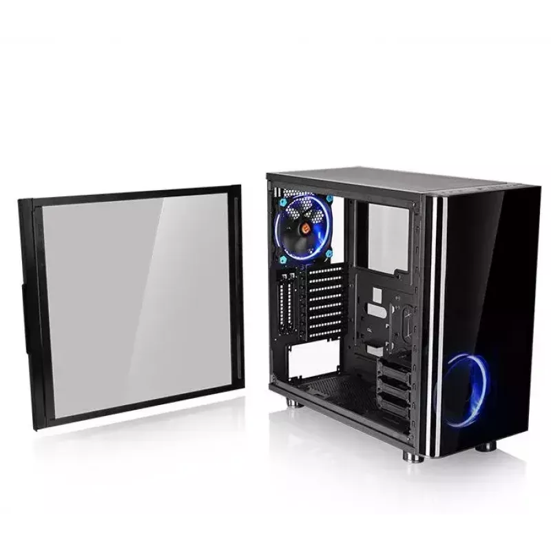 Caja de PC Thermaltake View 31 TG torre Midi negra