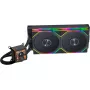 Refrigeración líquida AiO lian li Galahad II LCD 280 TL Wireless negra — radiador de 280 mm, bomba LCD, controlador inalámbrico