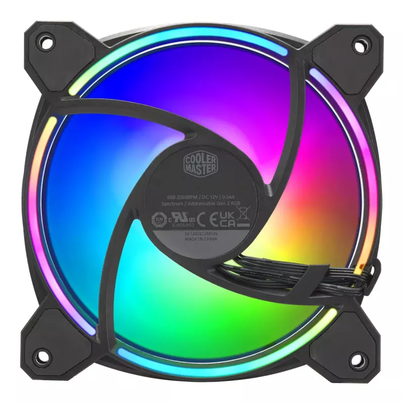 Ventilador Cooler Master MasterFan MF120 Halo² 12 cm negro 3 uds.