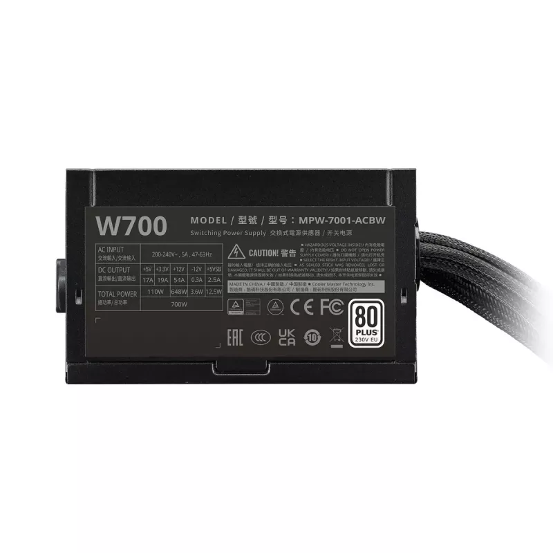 Fuente de alimentación Cooler Master ELITE NEX White 700
