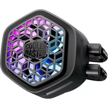 Accesorio de refrigeración para CPU Cooler Master Flex Kit ventilador VRM con adaptador para cabezal de bomba (negro)
