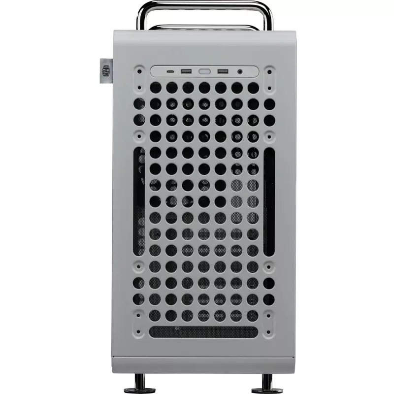 Caja de ordenador Cooler Master QUBE 540 Moonstone — torre Midi con lateral de cristal templado (gris)