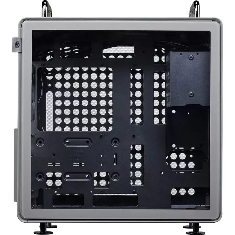 Caja de ordenador Cooler Master QUBE 540 Moonstone — torre Midi con lateral de cristal templado (gris)