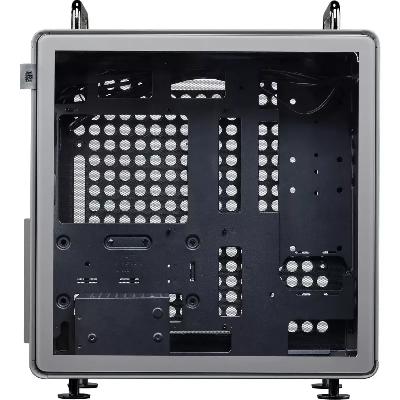 Caja de ordenador Cooler Master QUBE 540 Moonstone — torre Midi con lateral de cristal templado (gris)