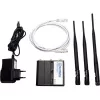 Router de red móvil Teltonika RUT240 — 4G LTE, 3 antenas externas, 2 puertos Fast Ethernet, Wi‑Fi 4 (802.11n) 150 Mbit/s