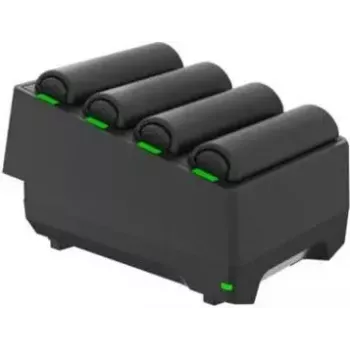 Cargador de baterías de repuesto 4 ranuras para Zebra WT5400 WT6400 – carga hasta 4 baterías de repuesto