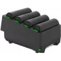 Cargador de baterías de repuesto 4 ranuras para Zebra WT5400 WT6400 – carga hasta 4 baterías de repuesto