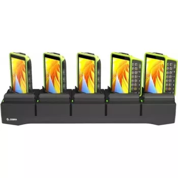 Base de carga para Zebra WT5400 WT6400 — cargador de 5 unidades para cargar cinco dispositivos simultáneamente