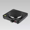 Placa de cocina de sobremesa con placa cerrada Maestro MR-772-1, 1 zona, negra, 1500 W, mando giratorio