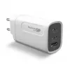 Cargador de CA GP Batteries GaN PD 65W USB-C protección contra sobretensión
