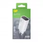 Cargador de CA GP Batteries GaN PD 65W USB-C protección contra sobretensión