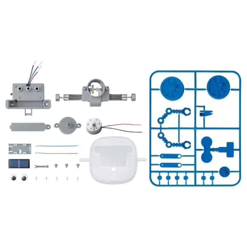 Kit de robot rover educativo HCM 4M verde Science – modelo 68634, kit DIY-STEM orientado al medio ambiente