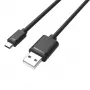 Cable USB UNITEK Y-C454GBK 0,5 m USB A Micro-USB B negro