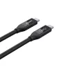 Cable USB4 Gen 2x2 USB-C Unitek C14100BK-0.8M — 0,8 m, USB-C a USB-C, 40 Gbit/s, negro