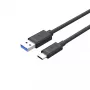 Cable USB UNITEK C14103BK-1.5M USB 3.2 Gen 1 USB A USB C negro 1,5m