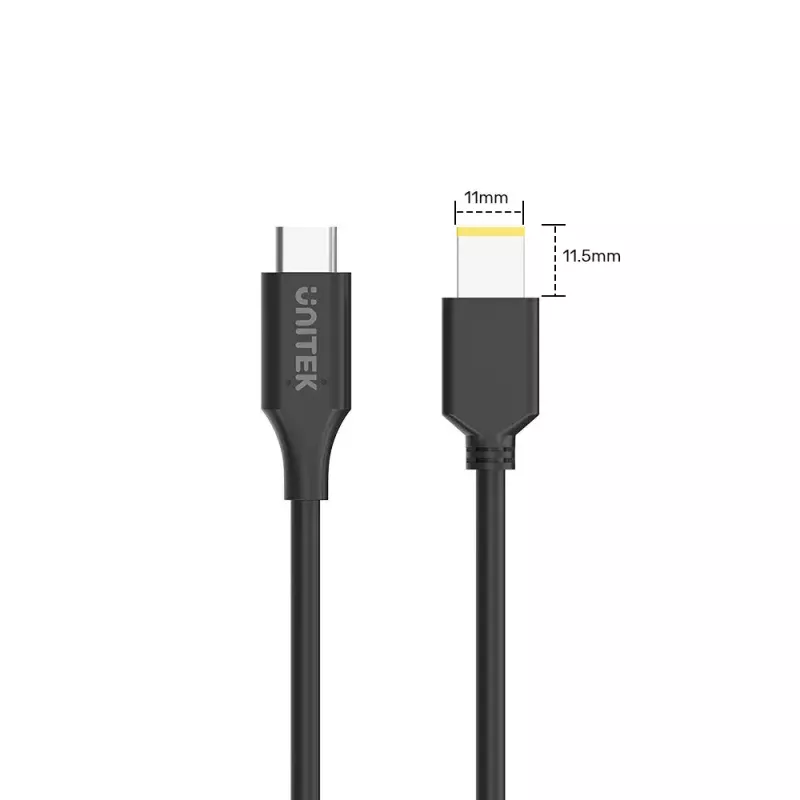 Cable de alimentación UNITEK C14115BK-1.8M USB-C DC 1,8 m 20 V 3,25 A