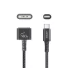Cable de alimentación UNITEK C14121BK-1M Negro MagSafe 3 USB C 1m 28V 5A