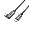 Cable USB UNITEK C14123BK-1M 1 m USB 2.0 negro gris