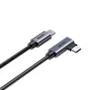 Cable USB UNITEK C14123BK-3M USB 2.0 USB-C 3 m negro gris