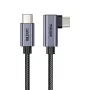 Cable USB UNITEK C14123BK-3M USB 2.0 USB-C 3 m negro gris
