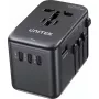 Cargador de viaje Unitek P1123ABK01 — Unitek PD 100W, conector multi-región EU/US/UK/AUS