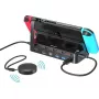 Docking station Unitek para Nintendo Switch con PD 100W, salida HDMI 4K, Ethernet RJ-45 y lector de tarjetas SD