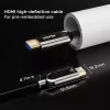 Cable HDMI UNITEK C11085GY01-40M 40 m 2.1 48 Gbit/s negro