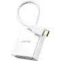 Adaptador USB-C a DVI Unitek V1429A01 — salida de vídeo 1080p 60 Hz