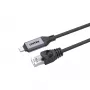 Cable de red UNITEK C18148AGY01-5M RJ45 Cat6 5 m negro